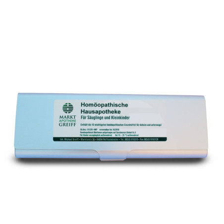 Homöopathische Hausapotheke für Säuglinge und Kleinkinder - Markt-Apotheke Greiff
